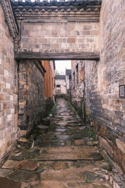 Dingli Körfezi Manzarası Eski Şehir, Xinyang, Henan