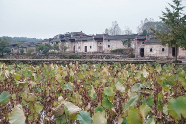 Dingli Körfezi Manzarası Eski Şehir, Xinyang, Henan