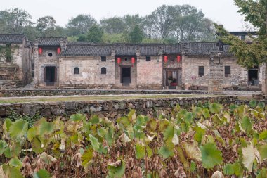 Dingli Körfezi Manzarası Eski Şehir, Xinyang, Henan