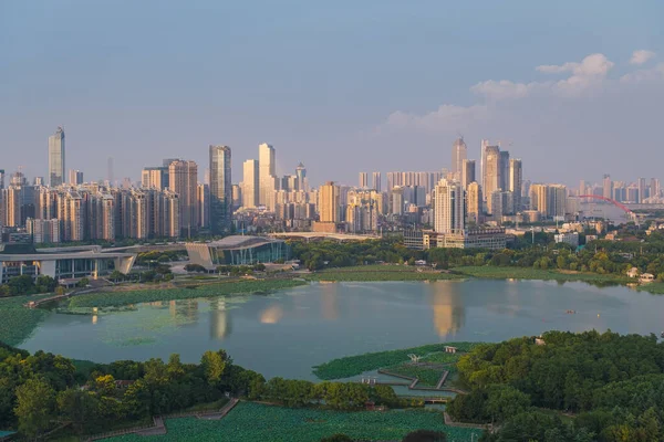 Wuhan City Skyline Scenery Hubei China — Stock Photo, Image