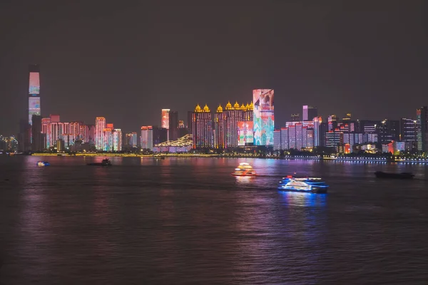 Wuhan City Panorama Scenérie Hubei Čína — Stock fotografie