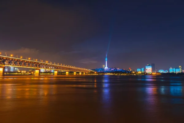 Wuhan City Skyline Scenery Hubei China — Stock Photo, Image