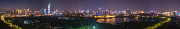 Paisajes Del Horizonte Ciudad Wuhan Hubei China —  Fotos de Stock