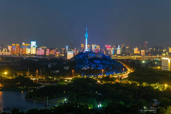 Ухань Город Пейзаж Хубэй Китай — стоковое фото