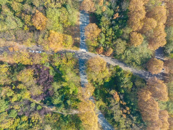 Paisaje Otoñal Playa Del Río Wuhan Hanyang Parque Nan Anzui — Foto de Stock