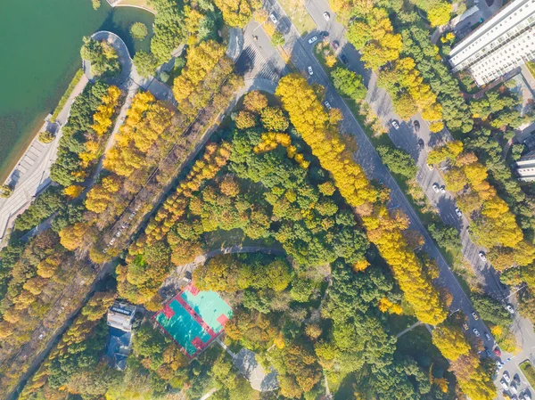 湖北省 中国のHouxianghe公園の秋の風景 — ストック写真