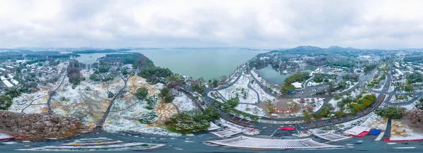 Escena Nieve Invierno Plum Garden East Lake Scenic Área Wuhan — Foto de Stock