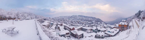 江西省九江市廬山5A風景区の冬の雪のシーン — ストック写真