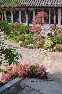 Spring scenery of Yellow Crane Tower Park in Wuhan, Hubei
