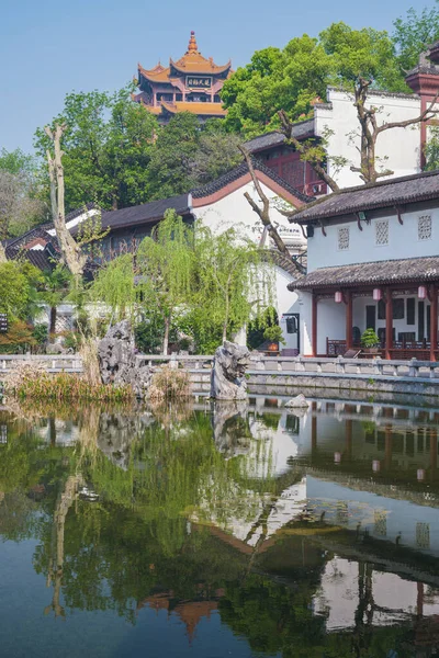 Spring Scenery Yellow Crane Tower Park Wuhan Hubei — Foto de Stock