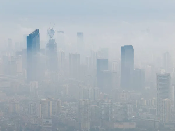 Hubei Wuhan Verão Urban Skyline Fotografia Aérea Cenário — Fotografia de Stock