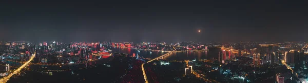 Hubei Wuhan Escenario Urbano Verano Escenario Fotografía Aérea —  Fotos de Stock