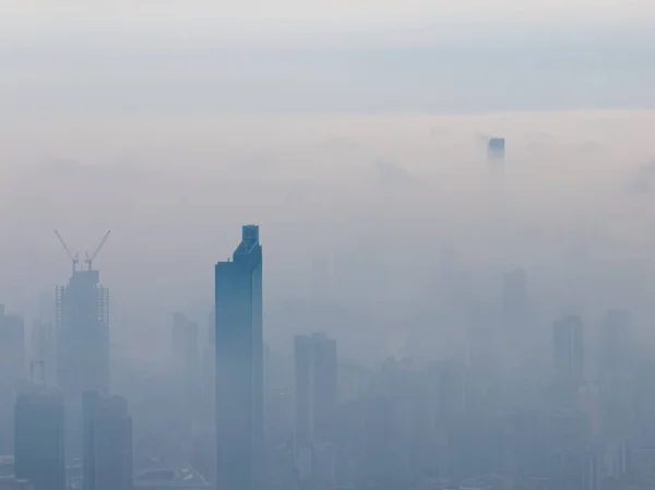 Hubei Wuhan Καλοκαίρι Urban Skyline Αεροφωτογραφία Τοπίο — Φωτογραφία Αρχείου