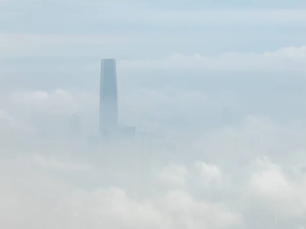 Hubei Wuhan Summer Urban Skyline Aerial Photography Scenery — Fotografia de Stock