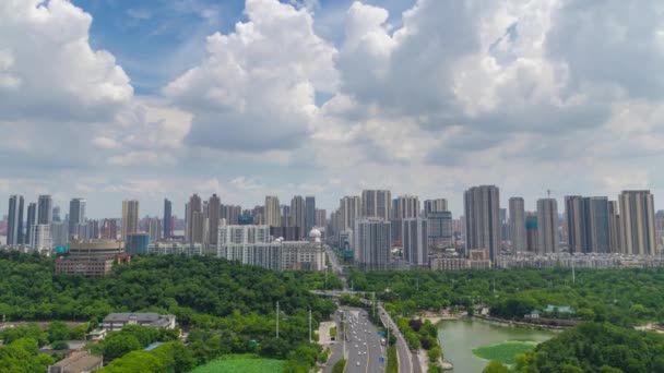 Scenery Wuhan City Skyline Summer — Stock videók
