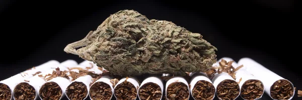 Marijuana e Tabacco — Foto Stock