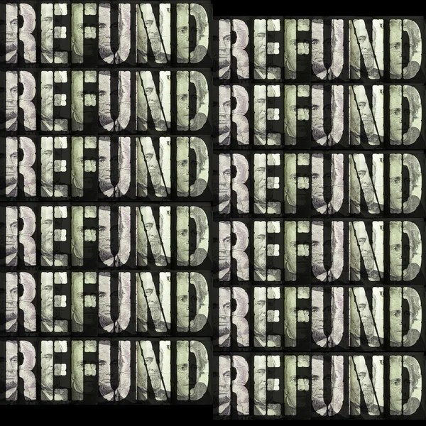 TAX REFUND — Stock Photo, Image