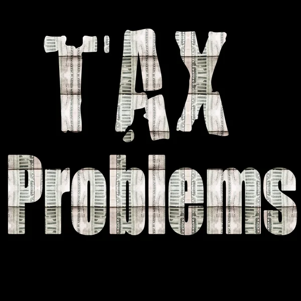 Daňové problémy — Stock fotografie