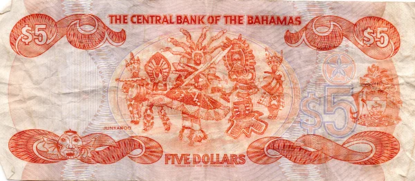 Utländsk valuta räkningar bahamas — Stockfoto