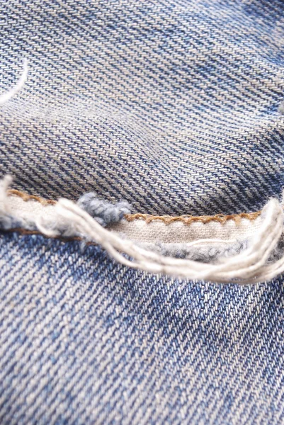 Textura e Design de Jeans Azuis — Fotografia de Stock