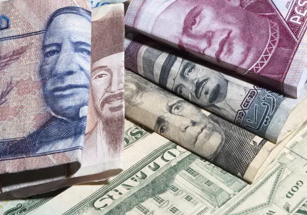 Foreign Money Background — Stock Photo, Image