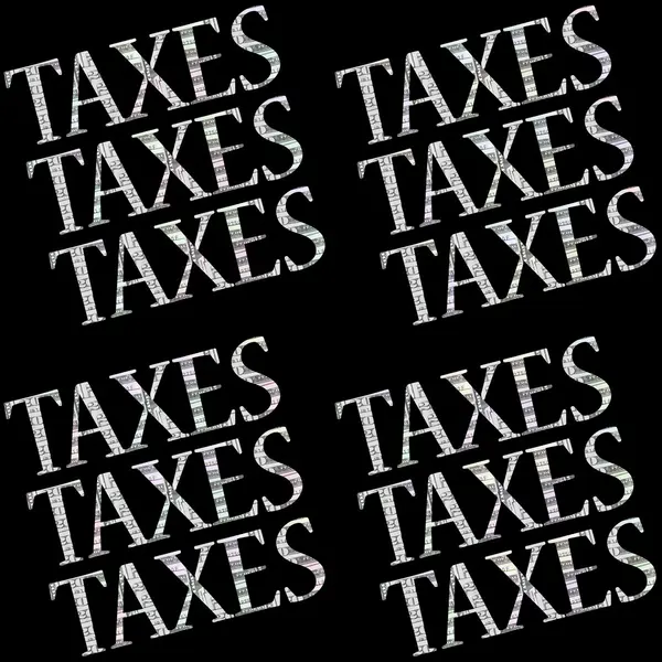 Impostos fundo — Fotografia de Stock