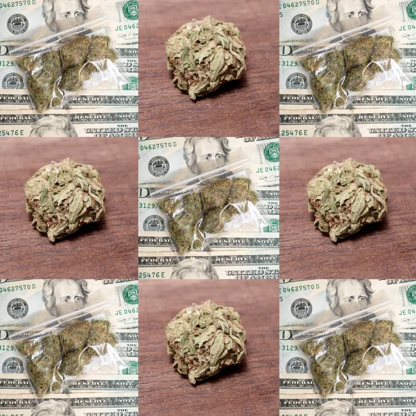 Marijuana medica sfondo — Foto Stock