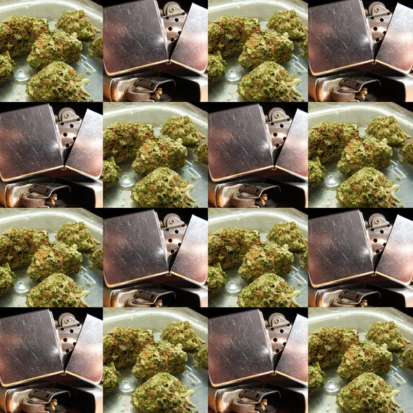 Antecedentes de marihuana médica —  Fotos de Stock
