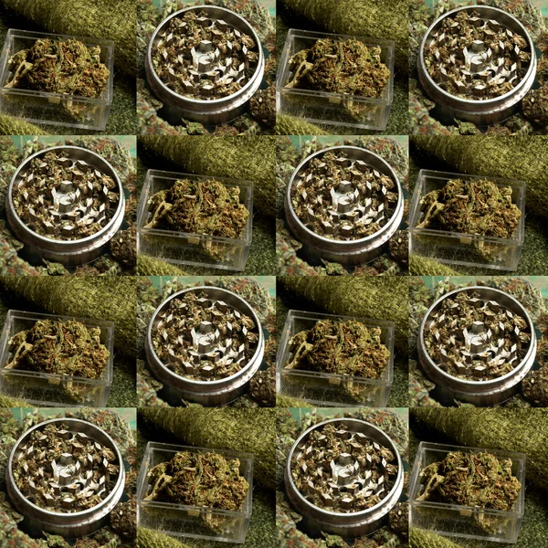 Hintergrund medizinisches Marihuana — Stockfoto