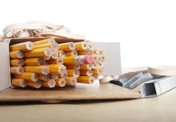 Pencils, School and Office Supplies — Stock Photo, Image