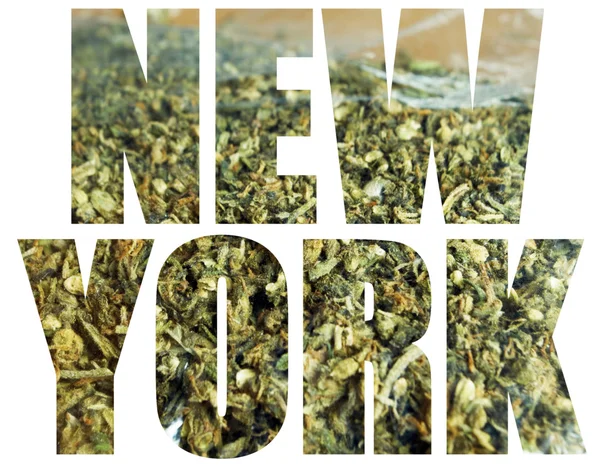 Lékařské marihuany, New York — Stock fotografie