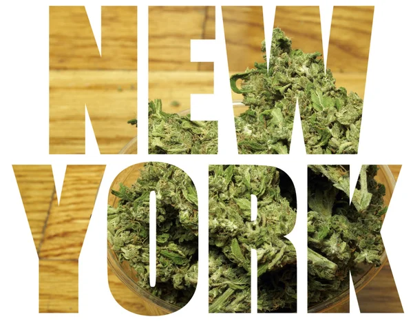 Medische marihuana, New York — Stockfoto