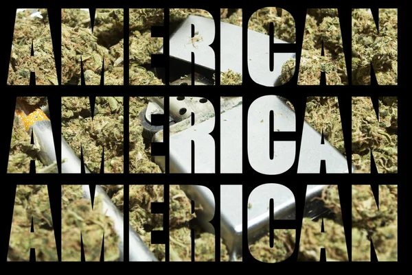 Americano industria de la marihuana medicinal y recreativo — Foto de Stock