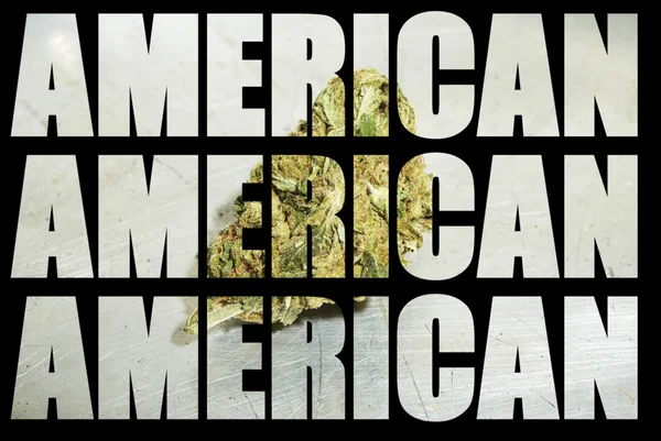 Przemysł amerykański rekreacyjnych i leczniczych marihuany — Zdjęcie stockowe