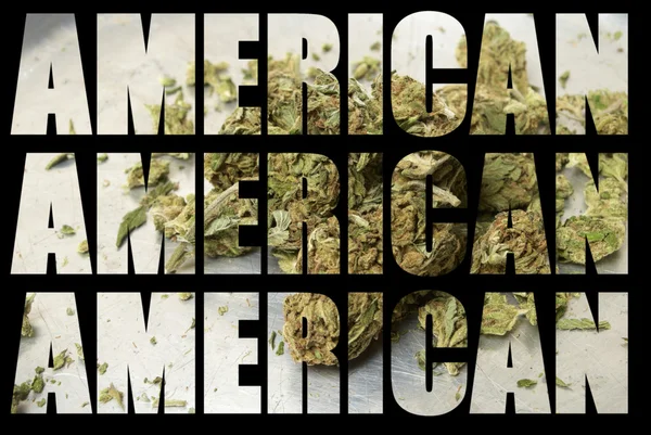 미국 오락 및의 약 마리화나 산업 — 스톡 사진