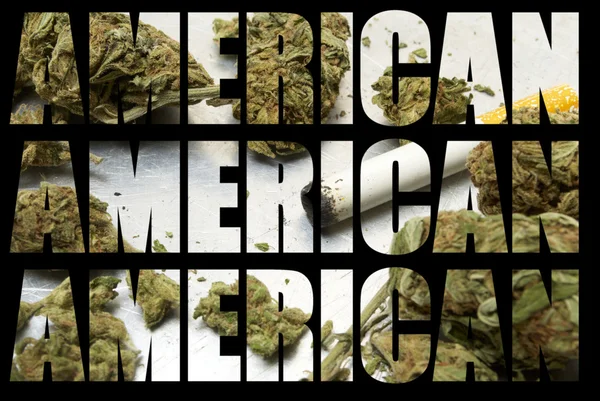 Americano industria de la marihuana medicinal y recreativo — Foto de Stock