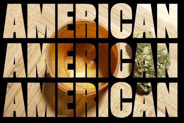 Industria americana de la marihuana — Foto de Stock