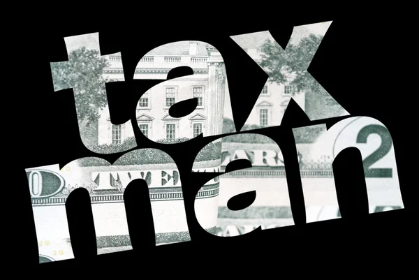 Imposto, Dinheiro e Impostos — Fotografia de Stock