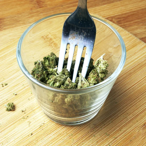 Edible Marijuana, Eat Pot — Stock Photo, Image