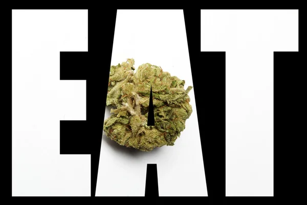 Eetbare medische marihuana, eet Pot eetwaren — Stockfoto