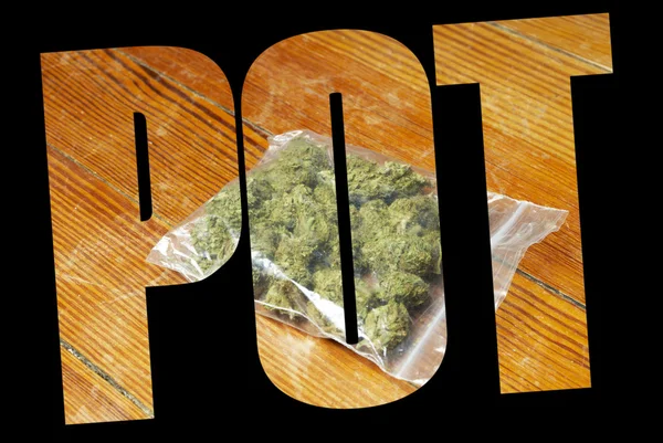 Ätbara medicinsk Marijuana, äta potten ätbart — Stockfoto