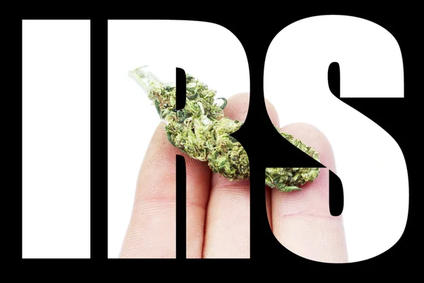 Marihuana belasting, cannabis belastinginkomsten, irs — Stockfoto