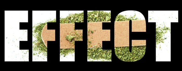 Marijuana et cannabis, effet — Photo