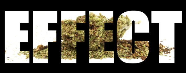 Marihuana y Cannabis Efecto — Foto de Stock