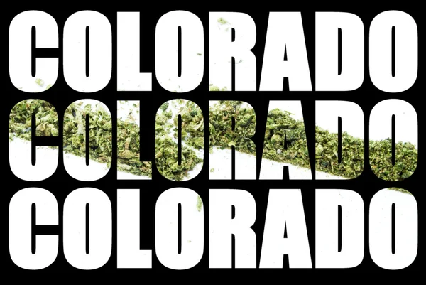 Marijuana Background, Colorado - Stock-foto