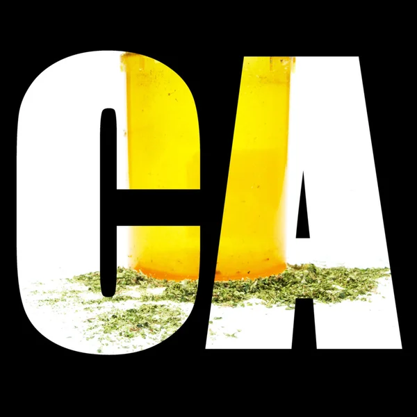 Marijuana e Cannabis California, CA — Foto Stock