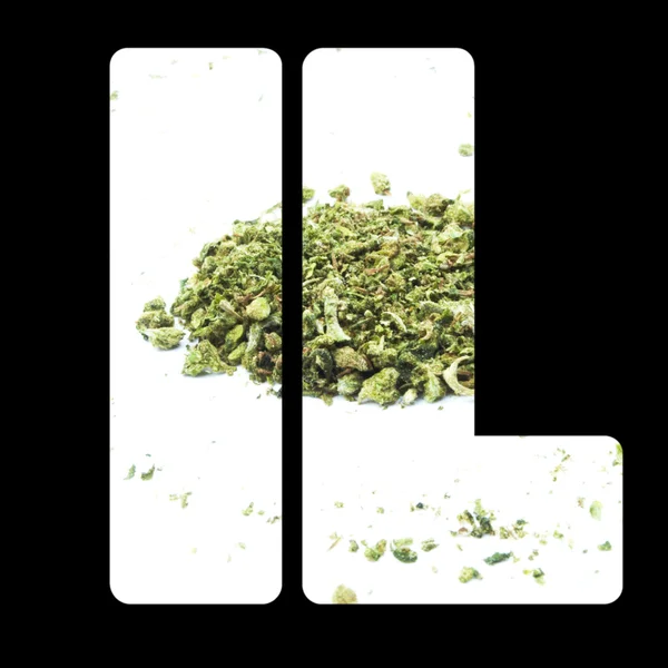Illinois Marijuana, Símbolo e Ícone, IL — Fotografia de Stock