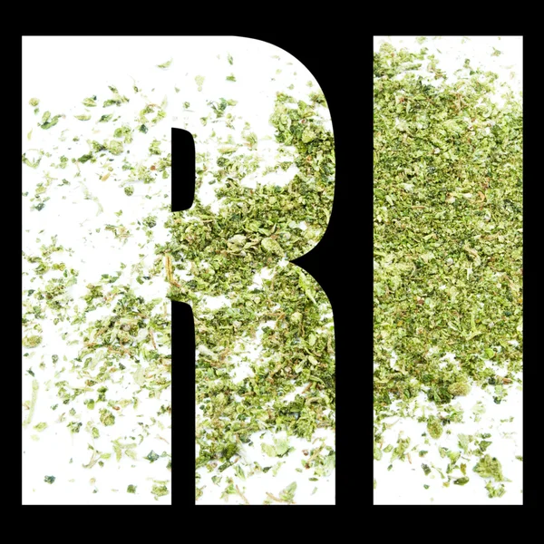 Rhode Island Marijuana and Cannabis Legalization, RI — Stock Photo, Image