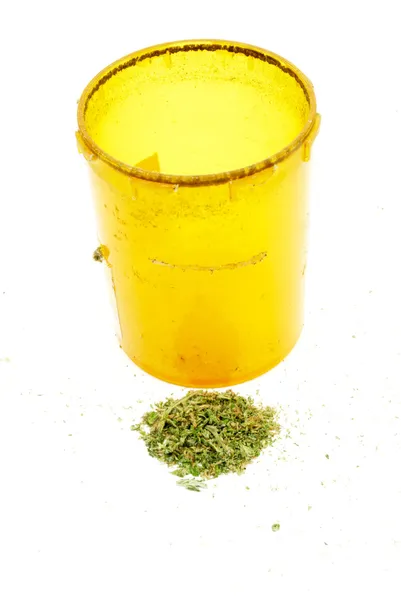 Medicinsk Marijuana, Rx recept apotek drog flaska från apoteket — Stockfoto