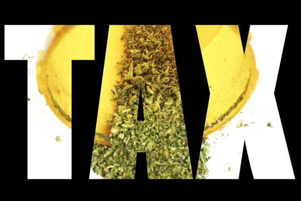 Marihuana-Steuer und Einnahmen — Stockfoto